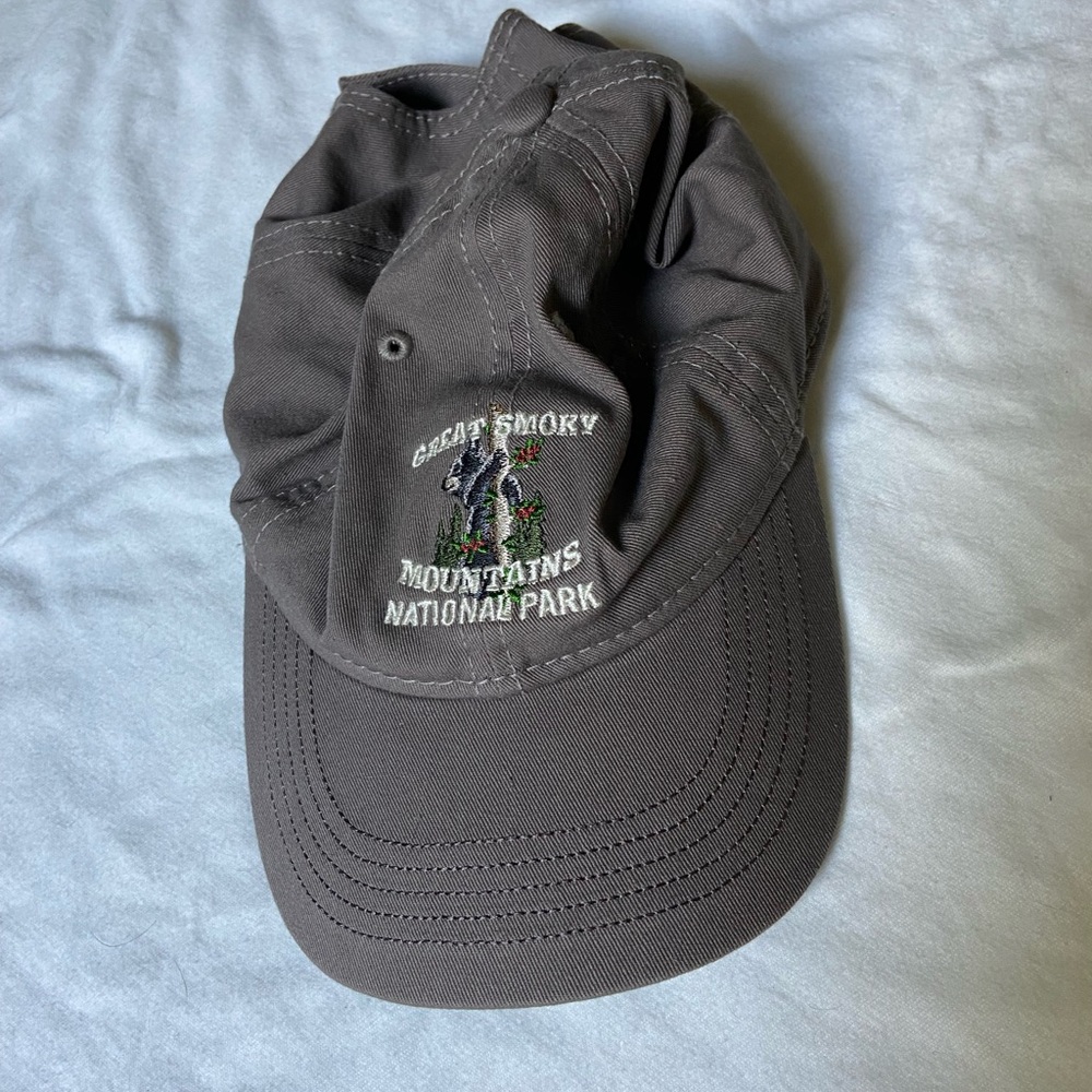 Gray National Park Cap Smokies Smoky Mountain park hat black bears